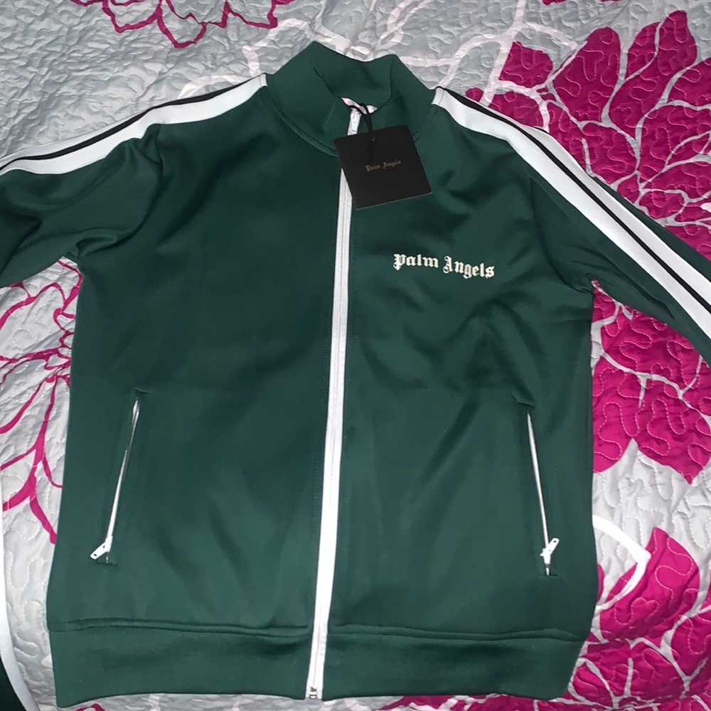 Palm Angels
logo-print track jacket